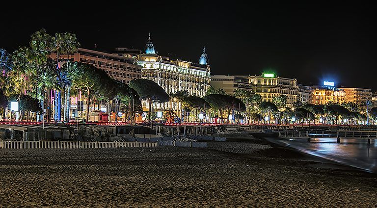 Cannes by night