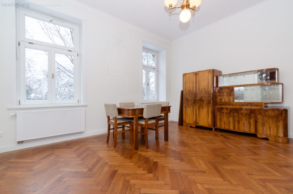 Mieszkanie na Starym Mieście, widok na Planty